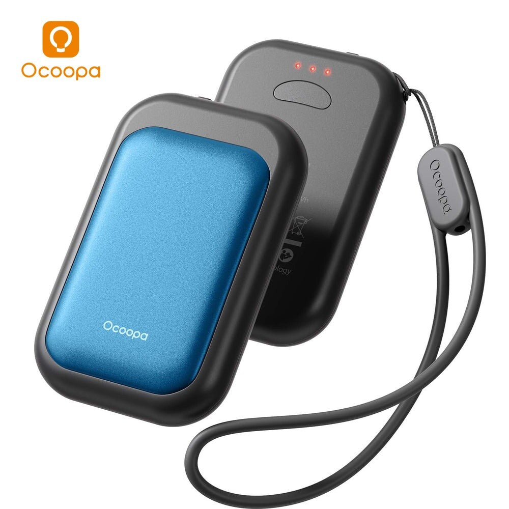 Rechargeable Hand Warmer with Magnetic Pairing - Portable 8-Hour USB Heater, 5000mAh