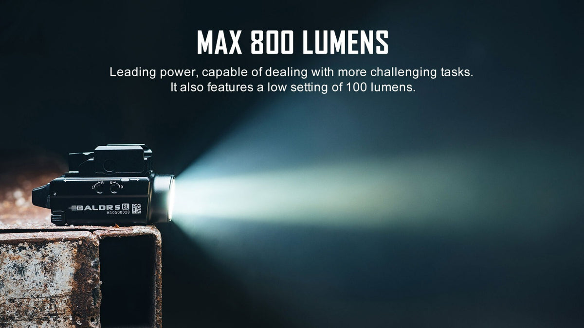 Rechargeable with Blue Laser - 800 Lumens