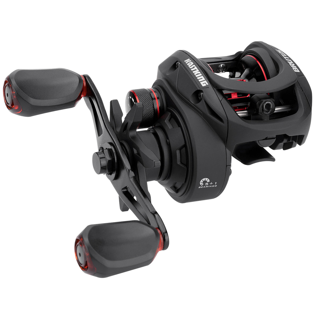 Baitcasting Fishing Reel 7.2:1 Gear Ratio Lightweight Graphite Frame