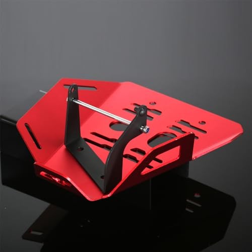 Red Motorcycle Skid Plate for CRF110F 2013-2024 Engine Bash Guard Lower Cover