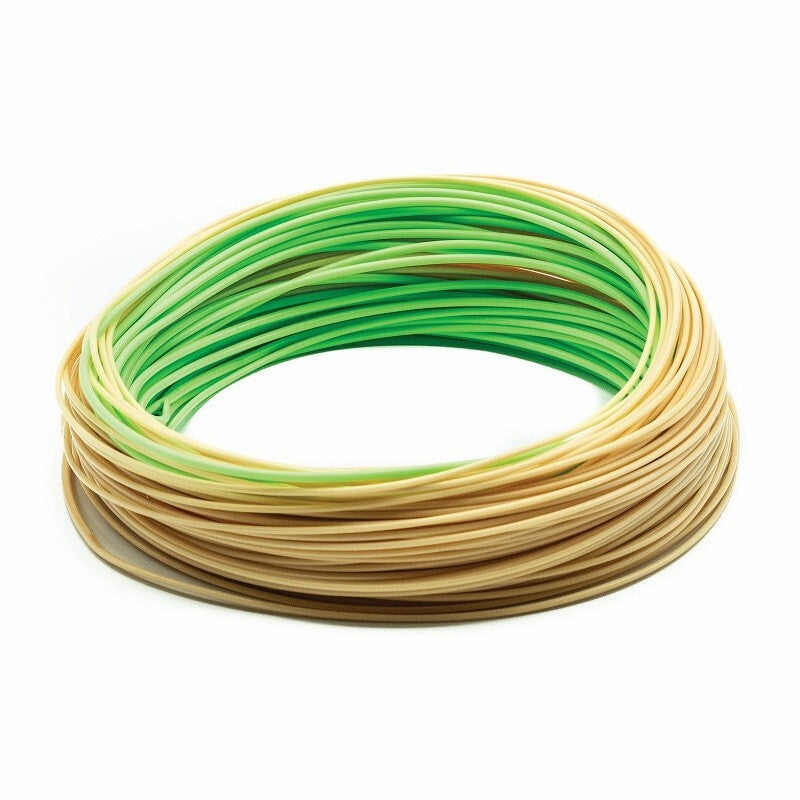 Fly Fishing Line WF3F Buckskin & Optic Green - General Presentation Taper
