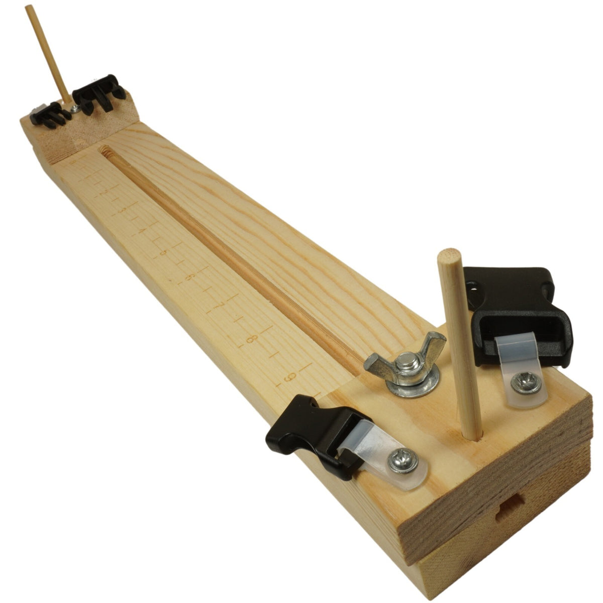 Wood Paracord Jig for Bracelet Making with Built-in Ruler and Accessories
