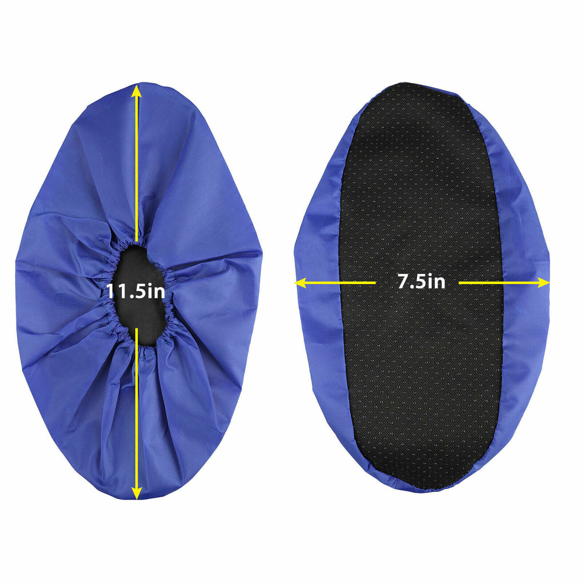 Waterproof Reusable Shoe Covers with Non-Slip Soles - Fits Up to US Men’s Size 10