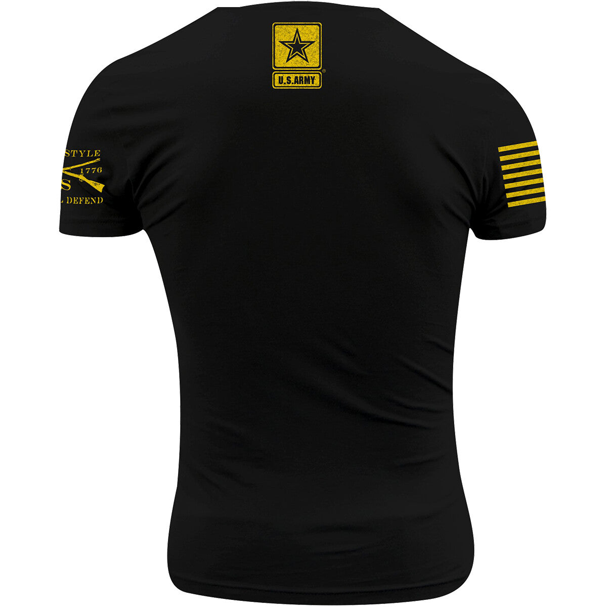 Army T-Shirt Black - Est. 1775 Military Style Graphic Tee