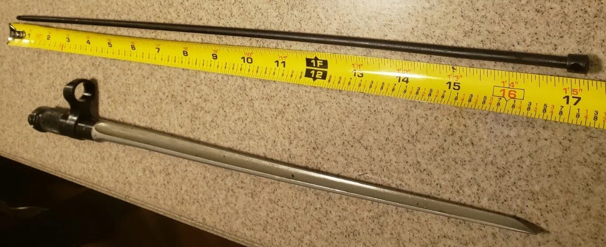Unbranded Rifle Spike Bayonet & Cleaning Rod for SKS Rifles