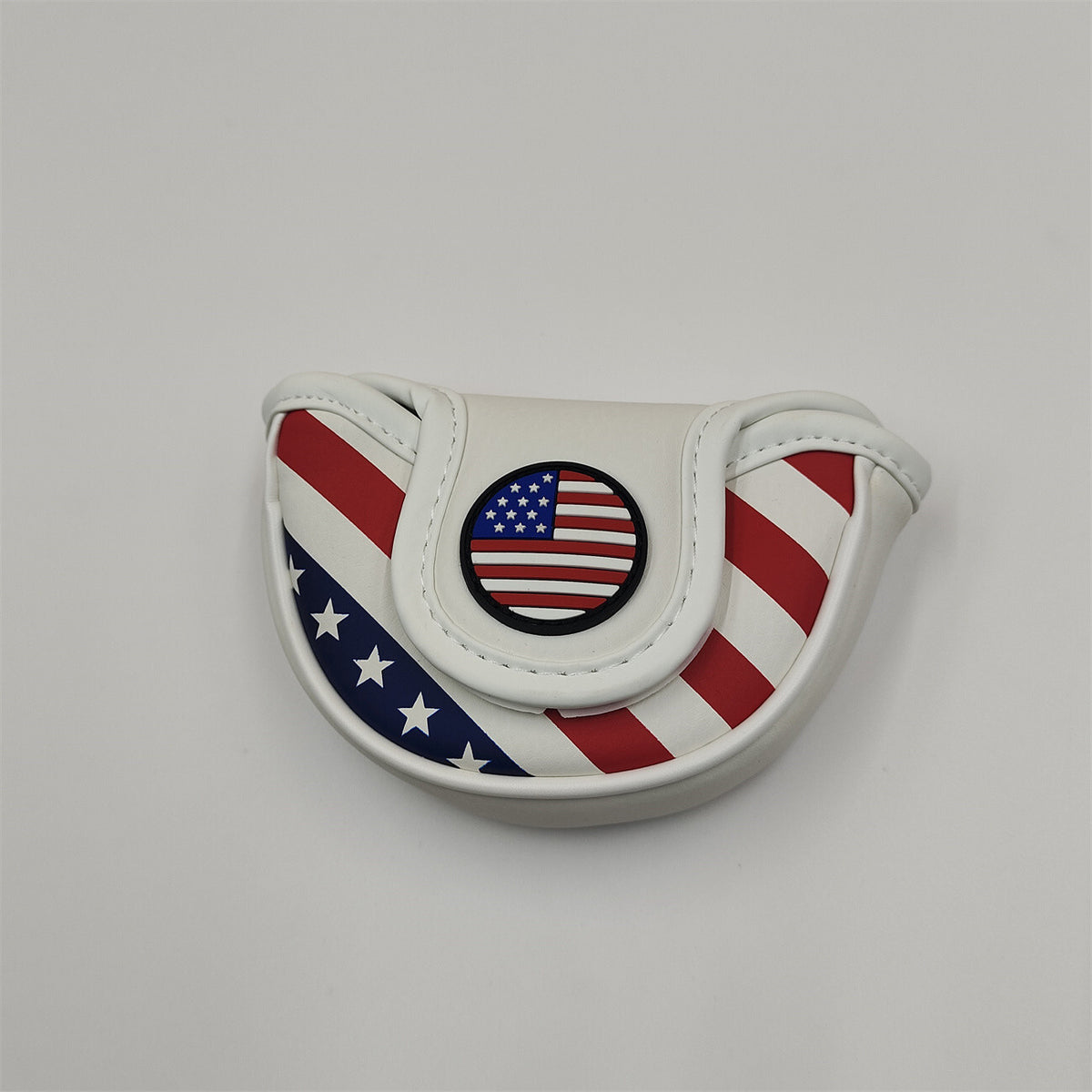 Patriotic USA Flag Golf Mallet Head Cover with Magnetic Closure - Small
