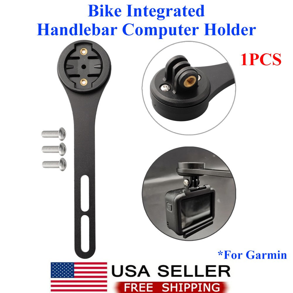 Bicycle Computer Mount Holder for Garmin Bryton Cateye - Aluminum Alloy