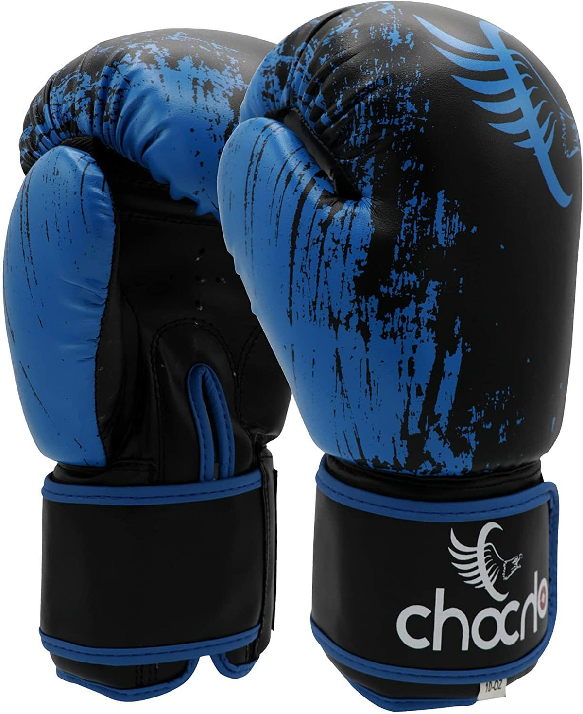 Leather Boxing Gloves for Kickboxing & Sparring - Blue Rex Leather