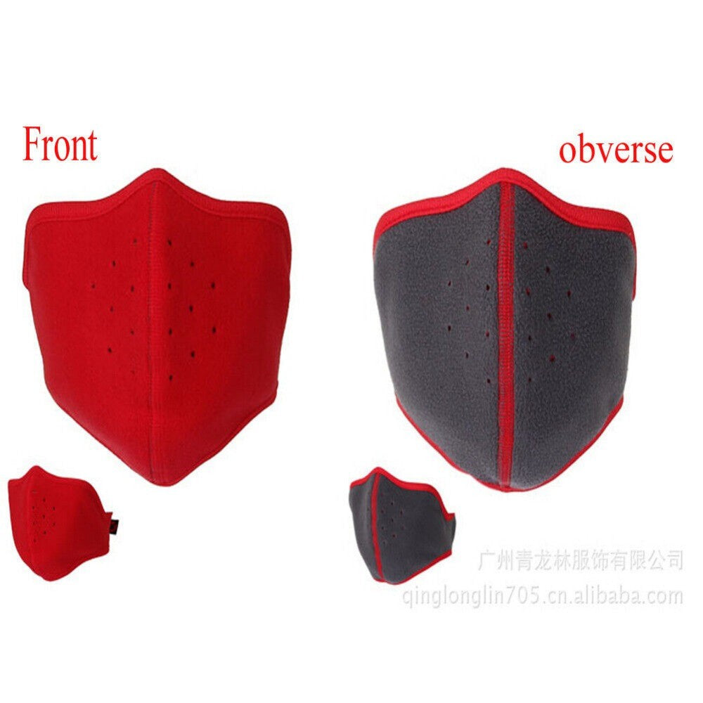 Winter Windproof Half Face Mask for Men Women Skiing Cycling Running