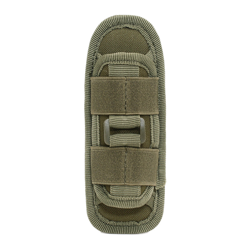 Tactical Flashlight Holster with Rotatable 360° Clip Belt Pouch for Outdoor Use