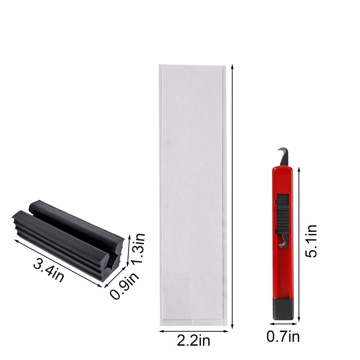 Golf Club Grip Kit with Double-Sided Tape and Removal Tools