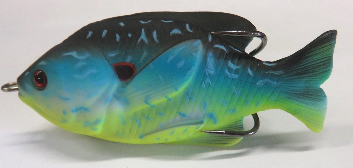 3-1/2 Inch Sunfish Topwater Fishing Lure for Freshwater Bass & Trout
