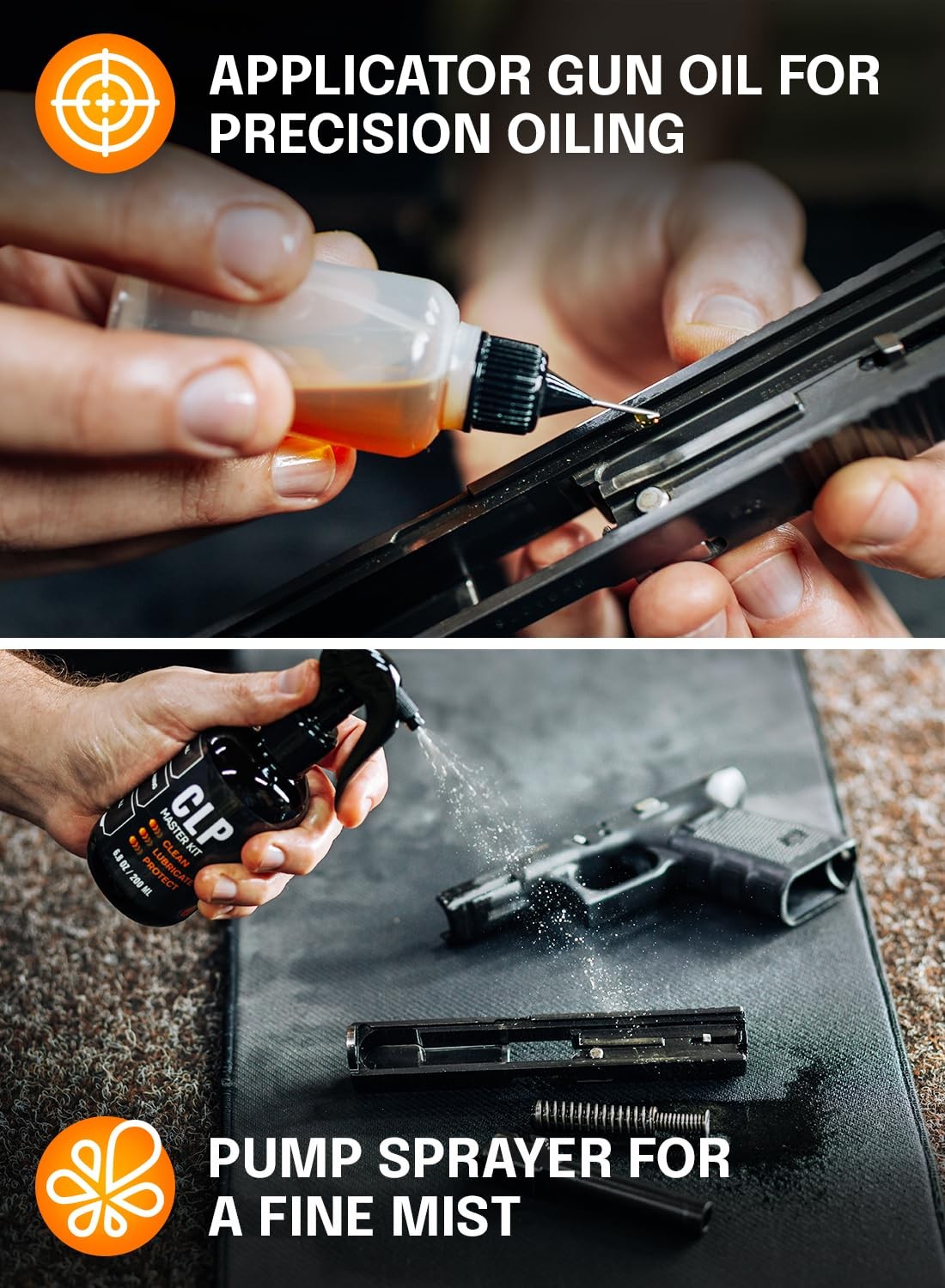 Gun Cleaning Oil Kit 3-in-1 Lubricates, Cleans & Protects - 6.8 Oz Spray
