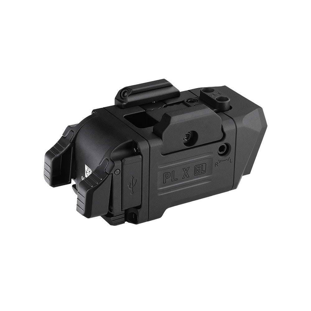 3-in-1 Rail-Mounted Tactical Light with Green Laser, Flood & Spot Brightness