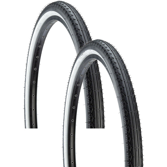 2 Pack Bicycle Tires 26 x 2.125 Clincher Wire Bead for Cruiser & Road Bikes