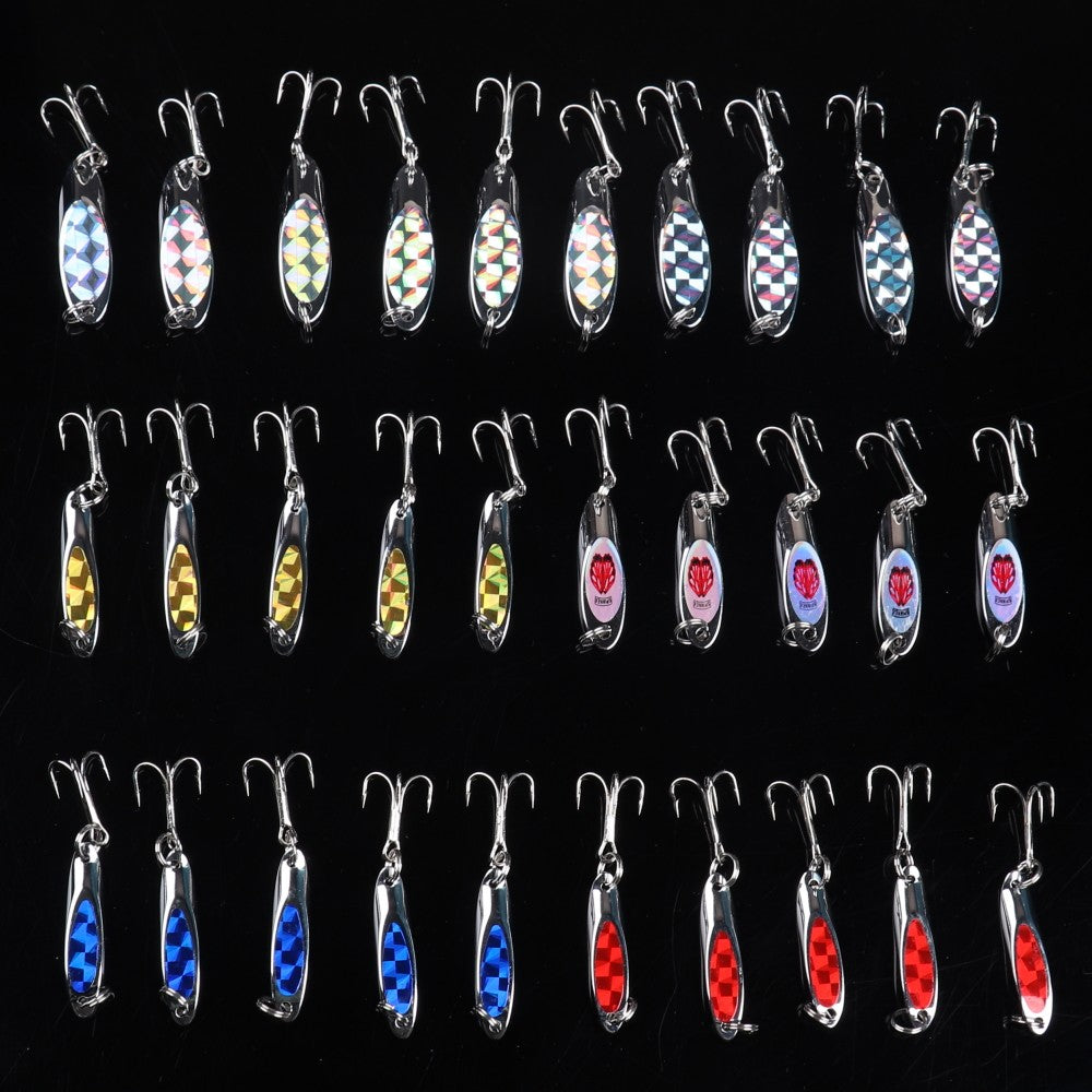 30pcs Mixed Fishing Lures Crankbaits Spinner Baits for Bass