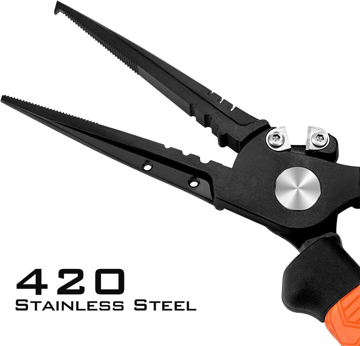 Fishing Pliers Stainless Steel Line Cutter & Hook Remover 7.5” & 8.5”