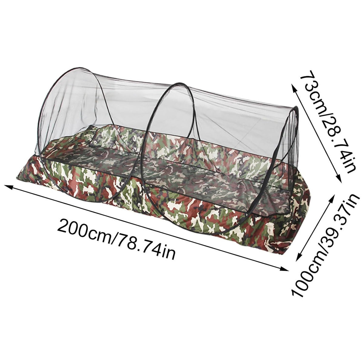 Portable Mosquito Net Tent Foldable Pop-Up Travel Camping Mesh Screen