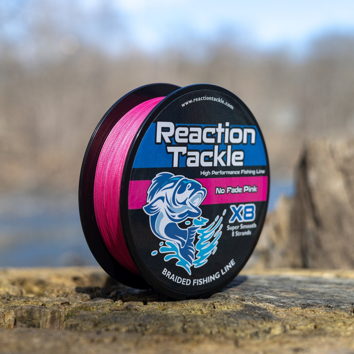 Braided Fishing Line No Fade Pink 8 Strand High Performance Saltwater & Freshwater