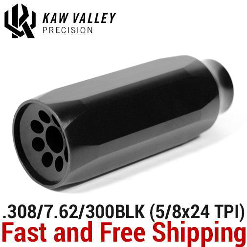3.25-Inch Magnum Linear Comp for 308, 7.62, 300 Blackout - Reduces Muzzle Concussion