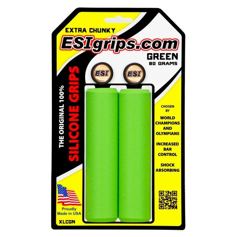 Extra Chunky 34mm Silicone Bike Handlebar Grips 130mm Lightweight MTB