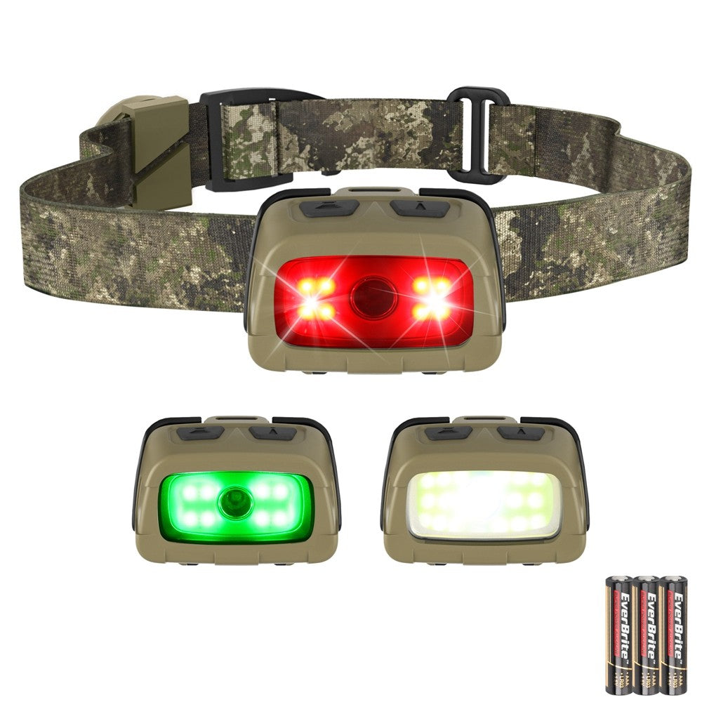 LED Headlamp 7 Light Modes Waterproof Rechargeable Headlight for Camping Running Hunting