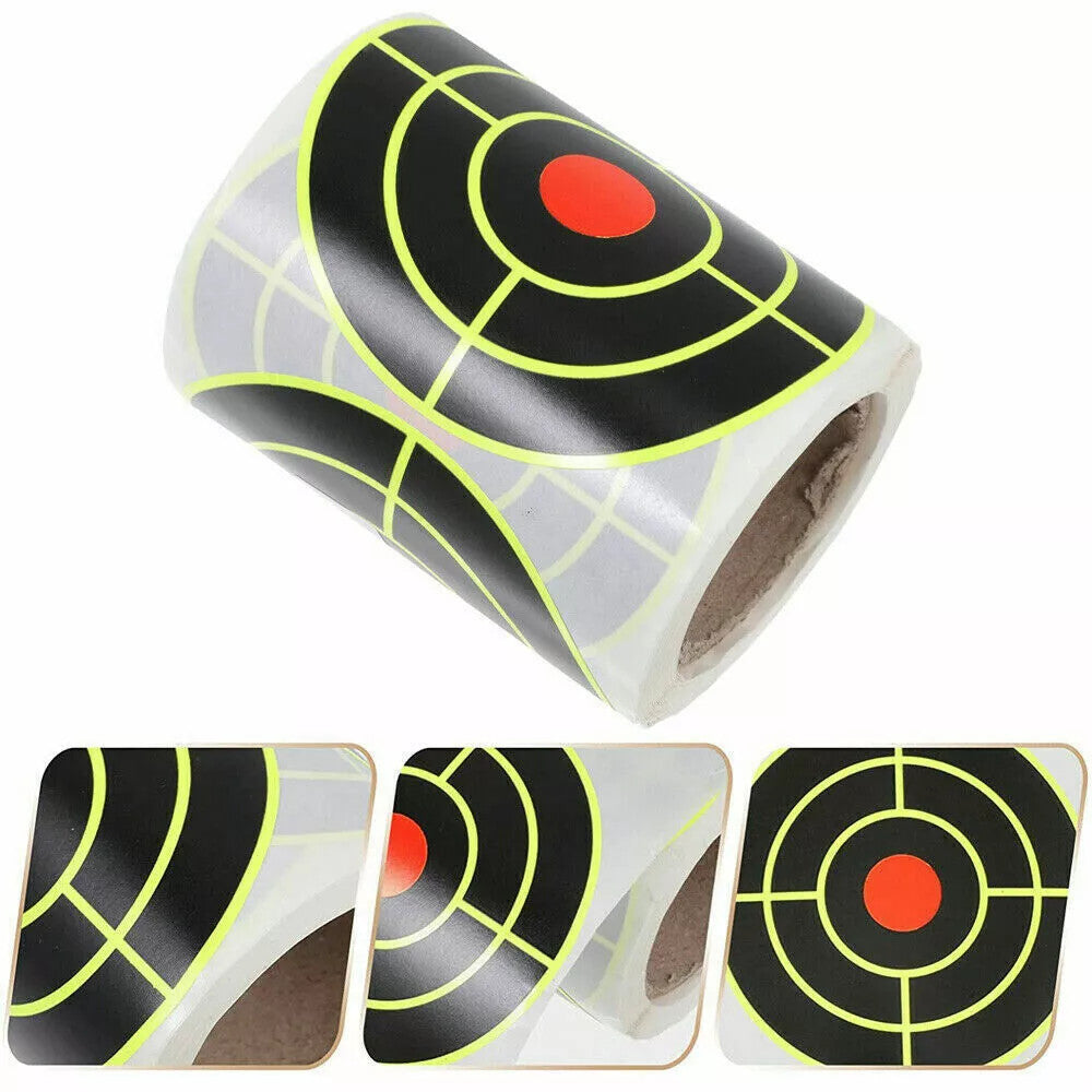 250Pcs 3-Inch Self-Adhesive Shooting Targets for Practice and Training