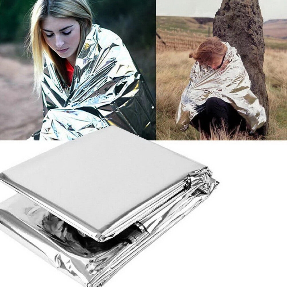 Emergency Solar Blanket 15 Pack Survival Safety Mylar Thermal Insulation