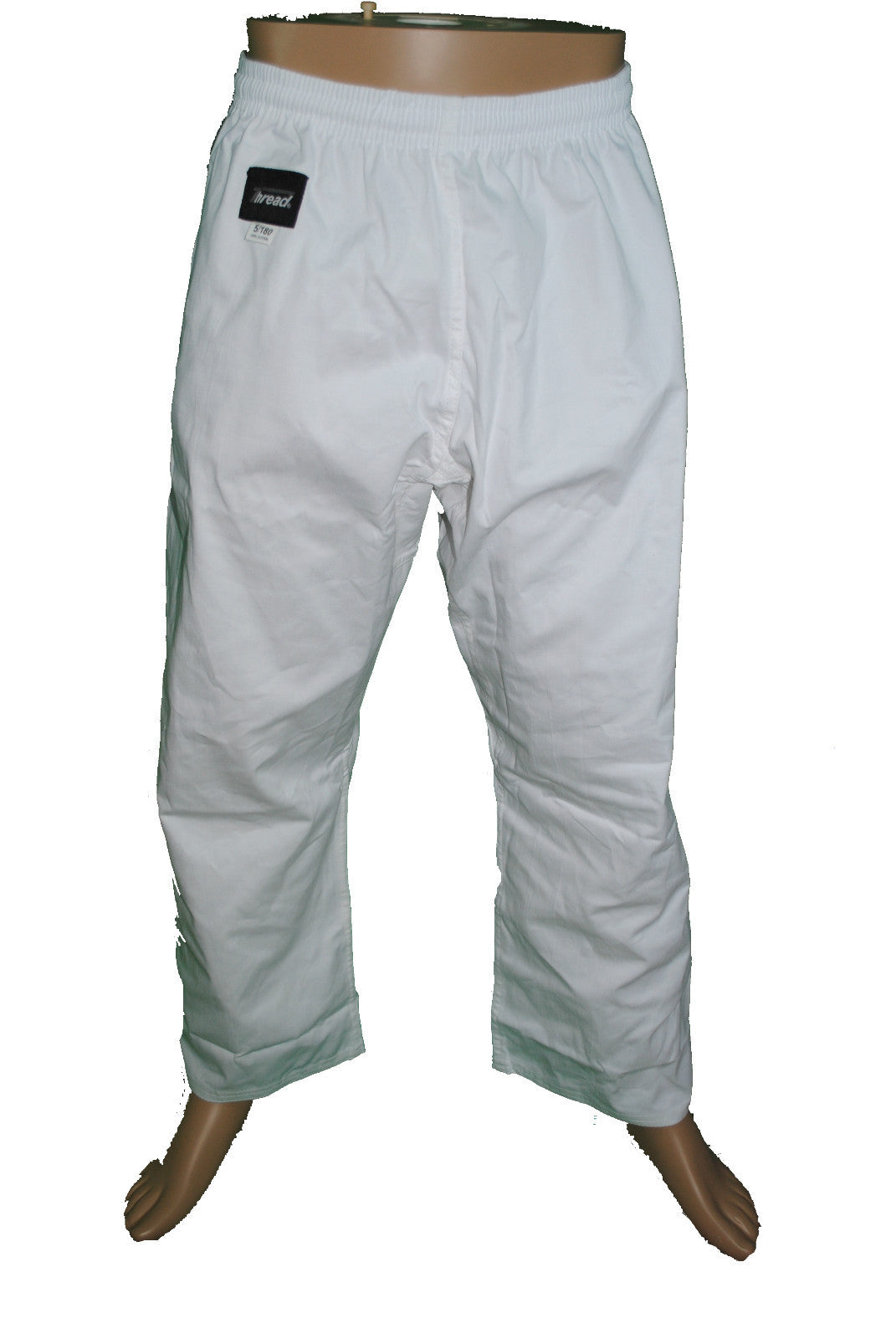 Martial Arts Karate Taekwondo Kung-Fu Pants with Reinforced Seams - White or Black