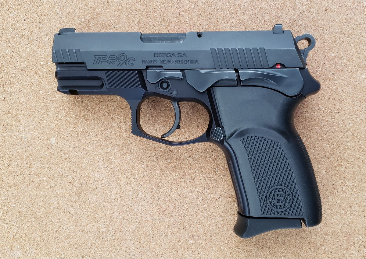 Pistol Grip Upgrade for Bersa TPR9C Compact Pistol - Enhanced Texture & Backstrap