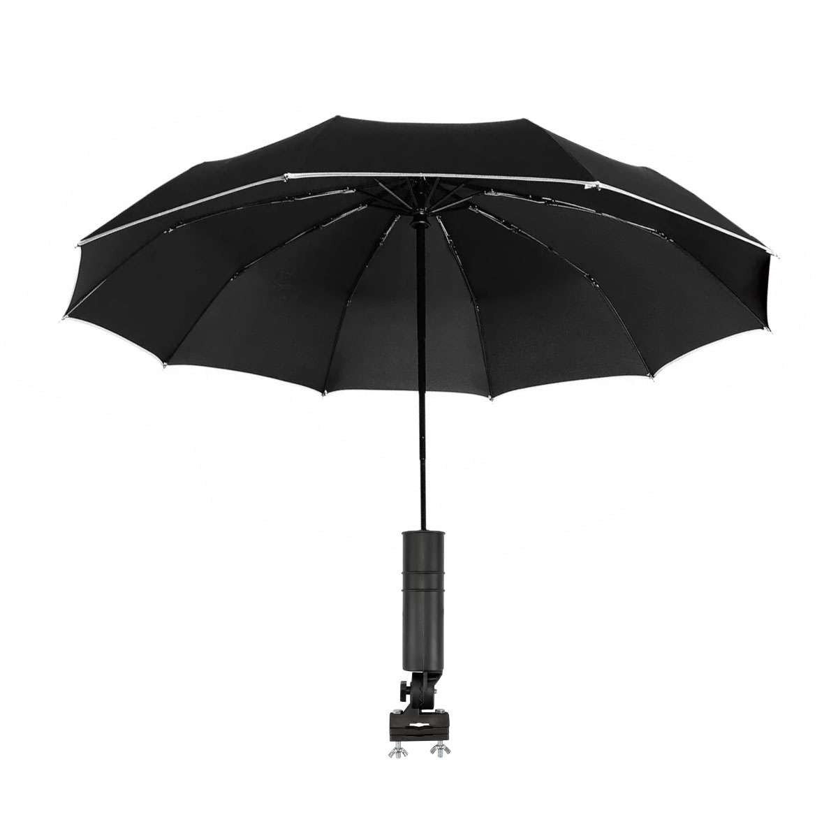 Adjustable Golf Umbrella Holder Clamp for Push Cart Stroller Bike