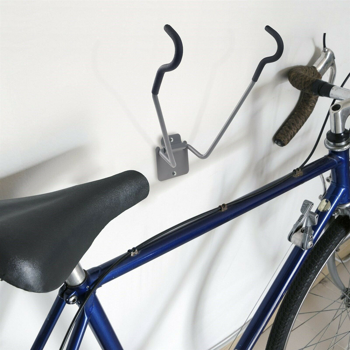 Wall Mount Bicycle Rack Hanger for Garage, Folding Bike Storage