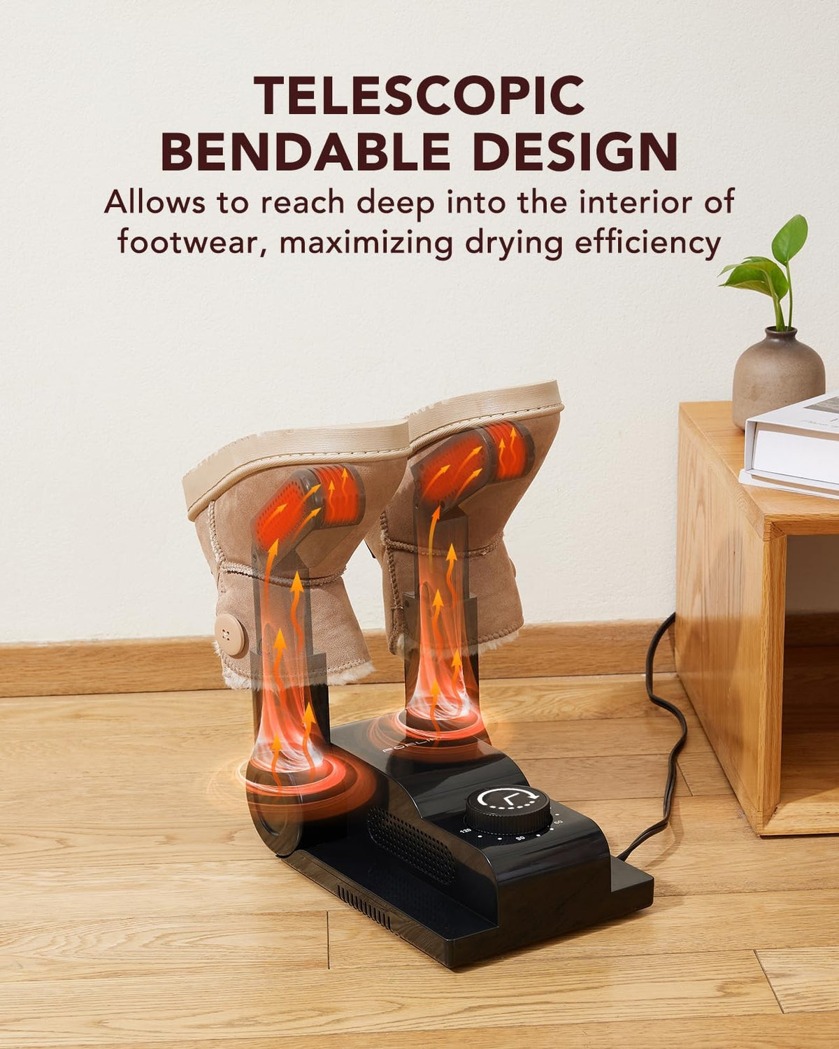 Boot Dryer for Work Boots & Gloves - Heat Blower Shoe Drying System