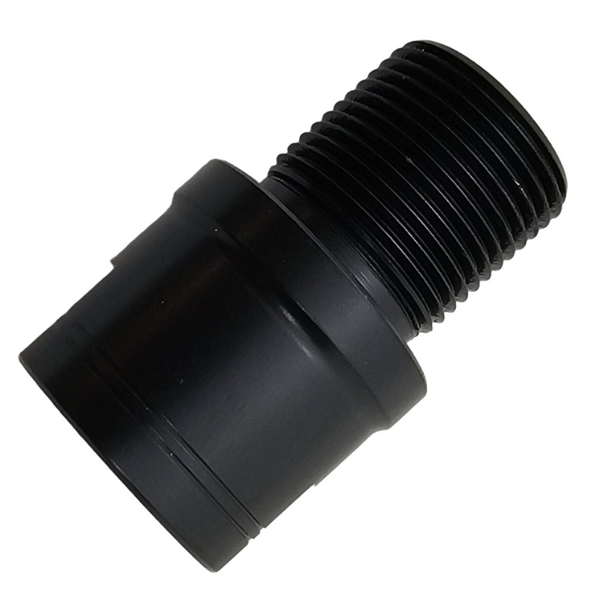 9/16x24 to 5/8x24 Steel Thread Adapter CNC Machined Black Oxide