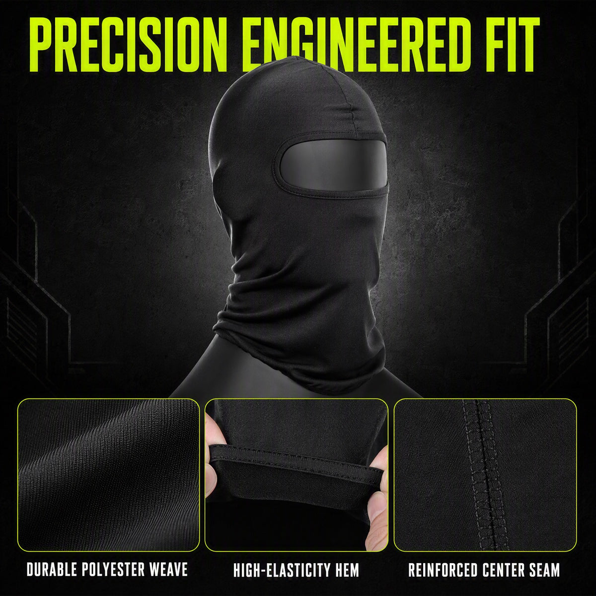 Lightweight Full Face Balaclava Ski Mask for Cycling & Motorcycling