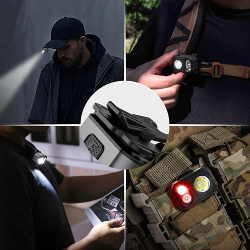 Rechargeable LED Headlamp Waterproof 7 Modes for Camping & Running