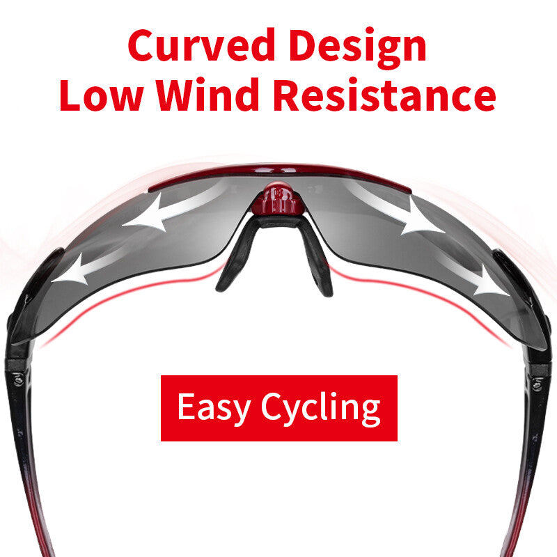 Sports Cycling Sunglasses Polarized UV400 Blue Lens Lightweight Eyewear