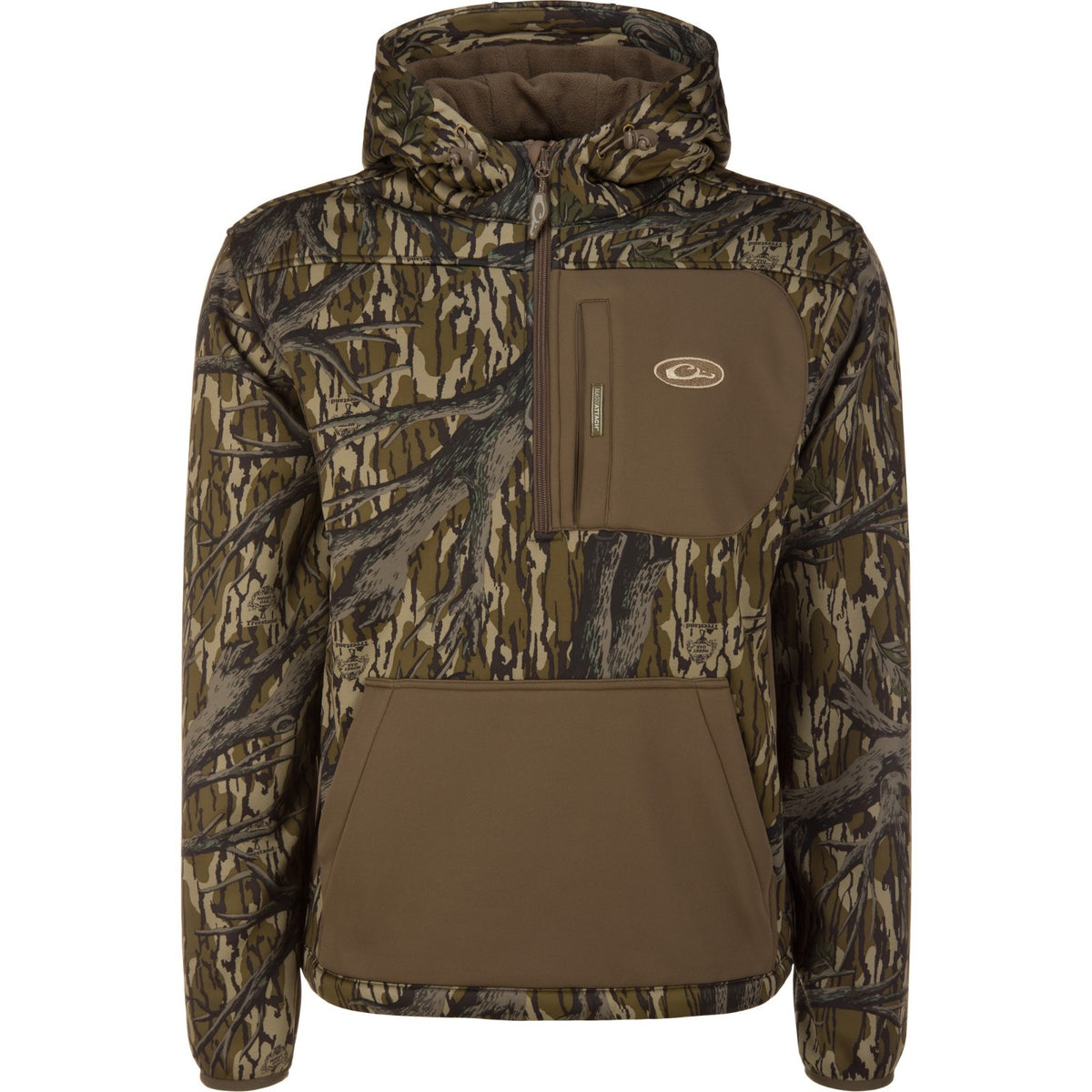 Waterfowl Hunting Hoodie with Kangaroo Pouch - Breathable Polyester