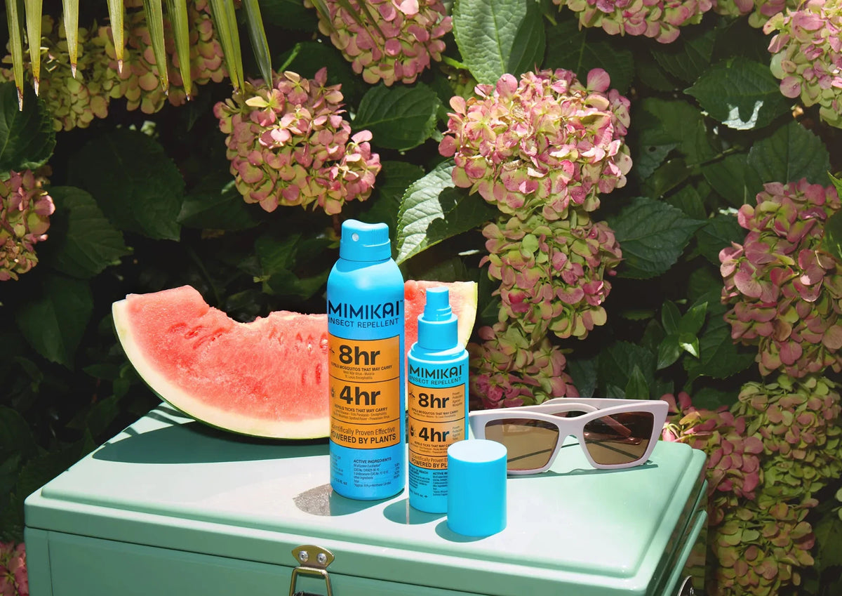 Mosquito & Tick Repellent Spray - DEET-Free, Made in USA, 5.5 oz & 3.4 oz