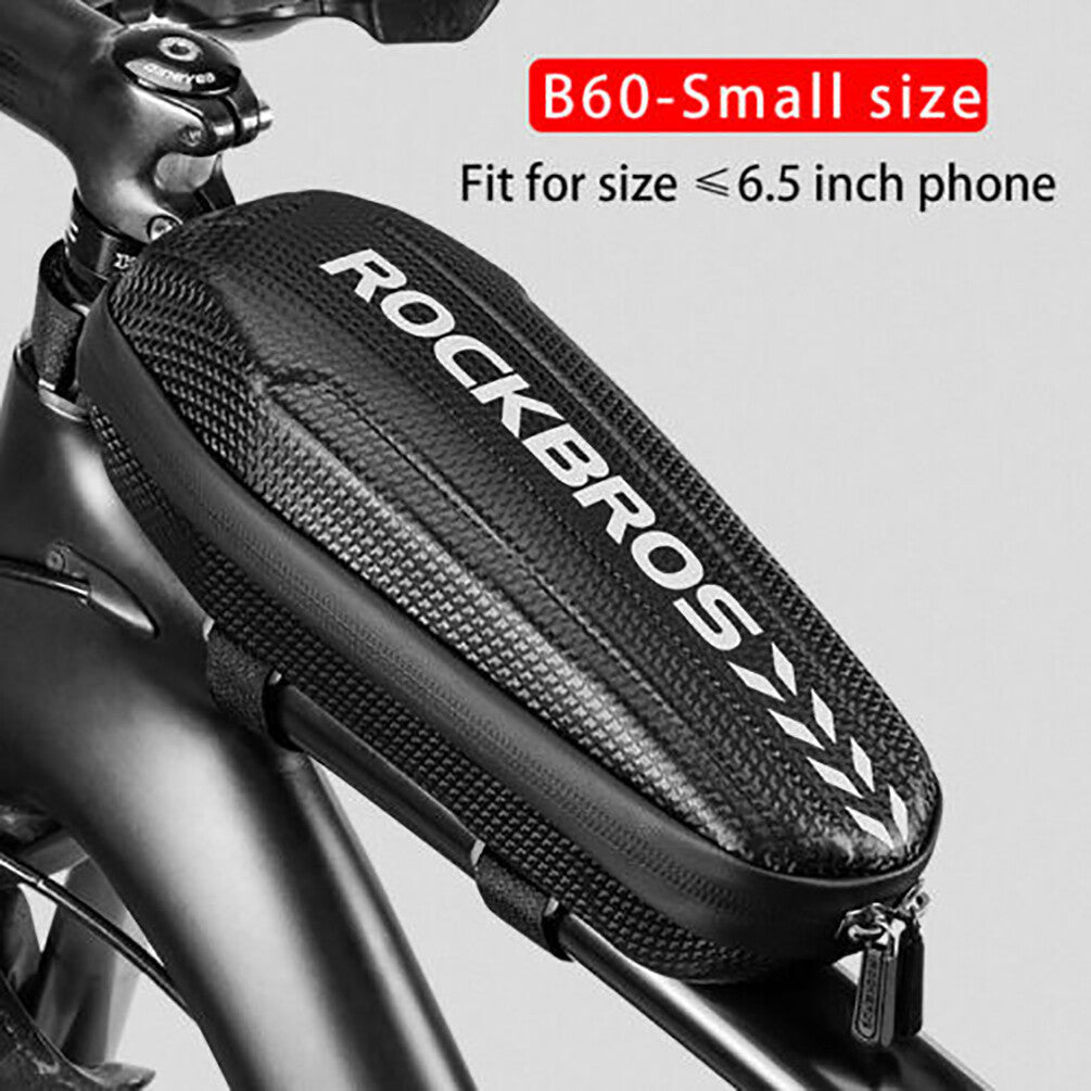 Water-Resistant Bicycle Top Tube Bag - Cycling Phone & Storage Pouch