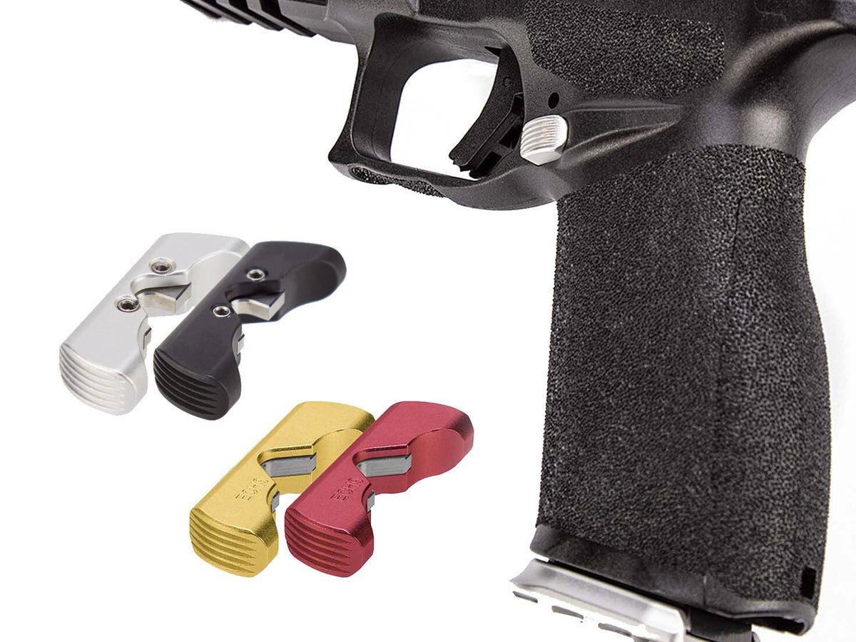 Extended Magazine Release for Springfield Echelon - Ambidextrous & Reversible Steel Aluminum