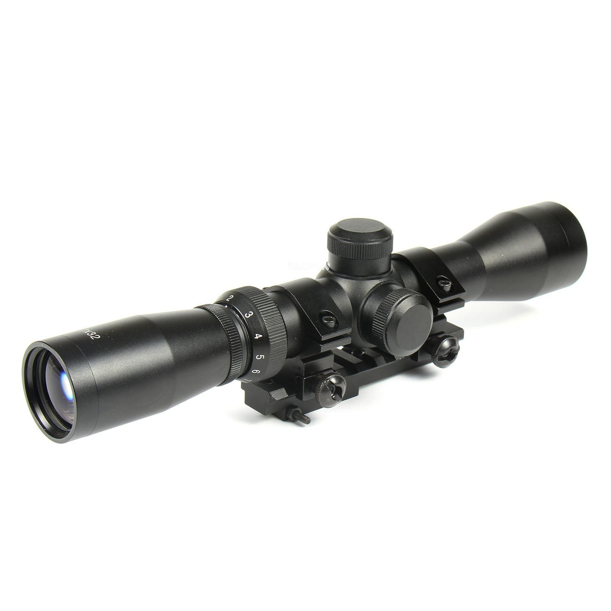 Mosin Nagant 2-7x32 Long Eye Relief with Mount - Shock & Fog Resistant