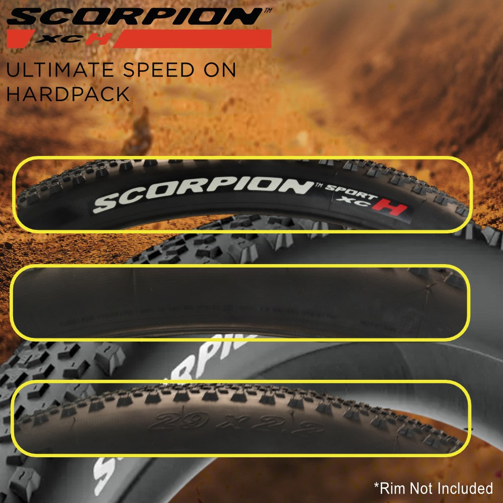 Mountain Bike Folding Tire 29x2.2 - Puncture Resistant, High Performance, 2 Pack