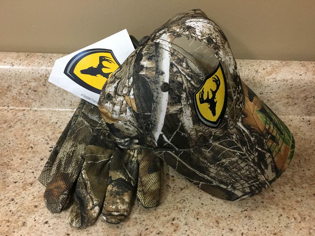Scent Blocker Midweight Realtree RT Edge Hat & Gloves Combo - ODOR-RESISTANT Hunting Gear
