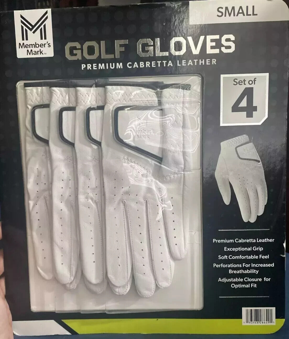 Premium Cabretta Leather Left Hand Golf Glove Set – Flexible, Moisture-Wicking, Durable