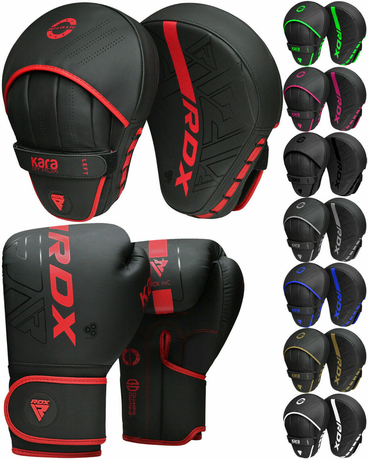 Kids Boxing Gloves Focus Pads for Kickboxing Muay Thai Training - RDX