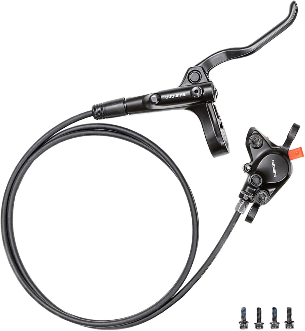 Hydraulic Bicycle Disc Brake Set with Rotors - Compatible with Front & Rear