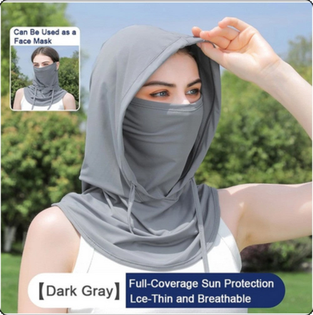 Cooling 3-in-1 Face Mask Sun Shield UV Protection Balaclava for Outdoor Sports
