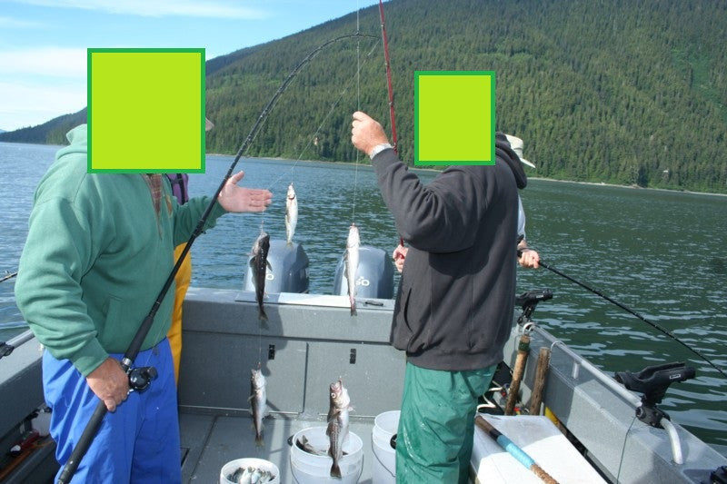 Glow in Dark Shrimp Fishing Rigs Set with 5 Hooks - Size 16