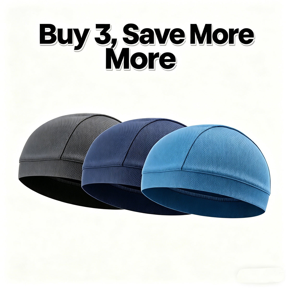 Unisex Cooling & UV Protection Skull Hats Pack - Breathable Quick-Dry Caps